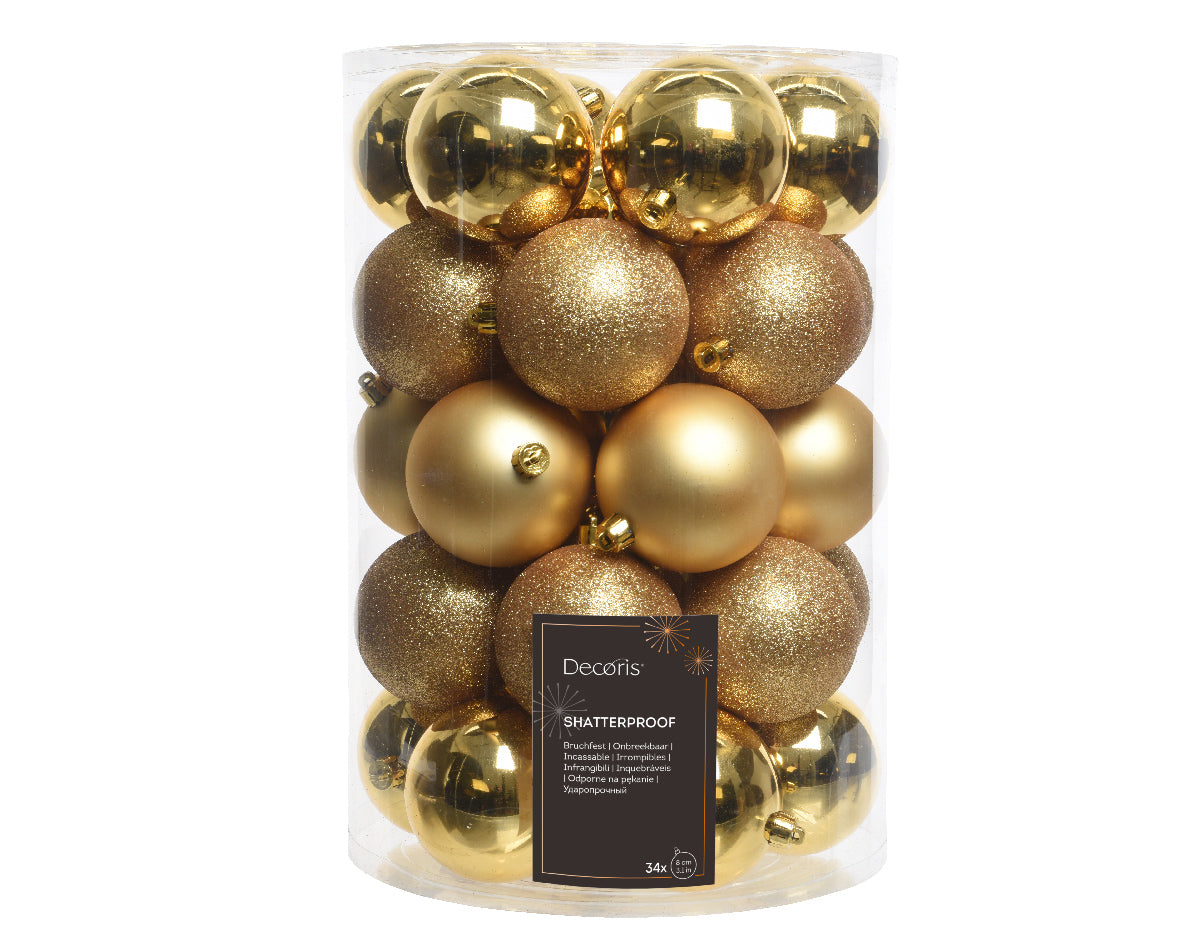 34 Bauble Kit (8cm) Party Perfetto