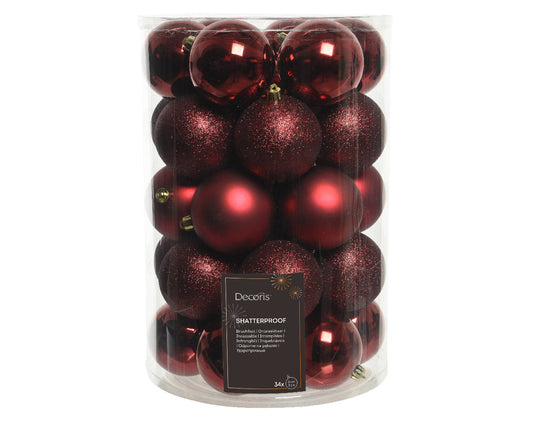 34 Bauble Kit (8cm) Party Perfetto