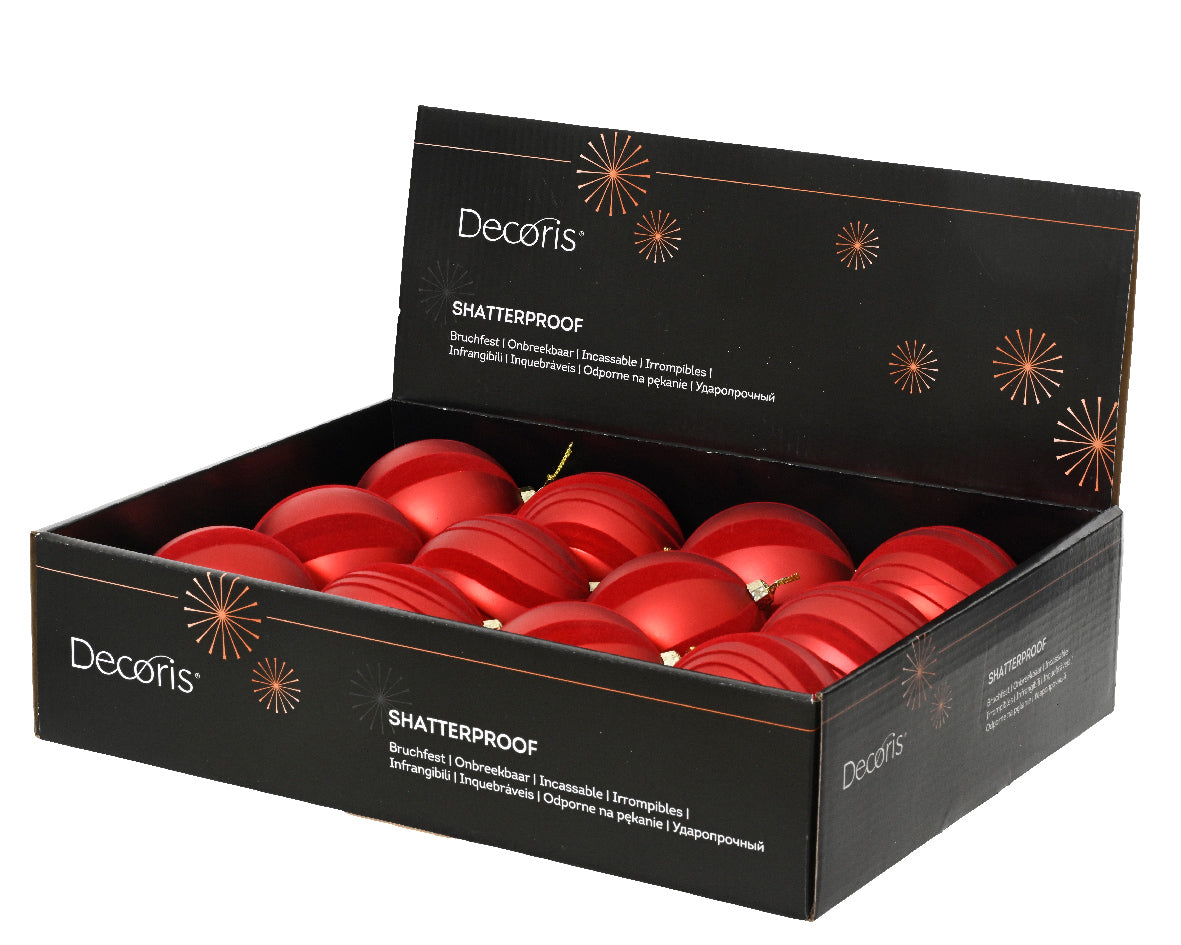 Ultra Shiny Matt  Bauble  8cm Party Perfetto