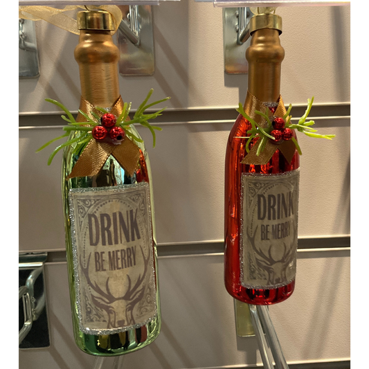 Glass Wine Bottle Pack of 2 Party Perfetto