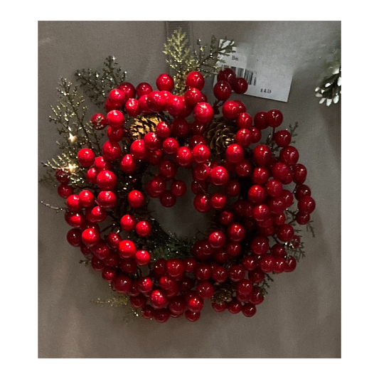 Cedar & Berry Candle Ring 8Cm