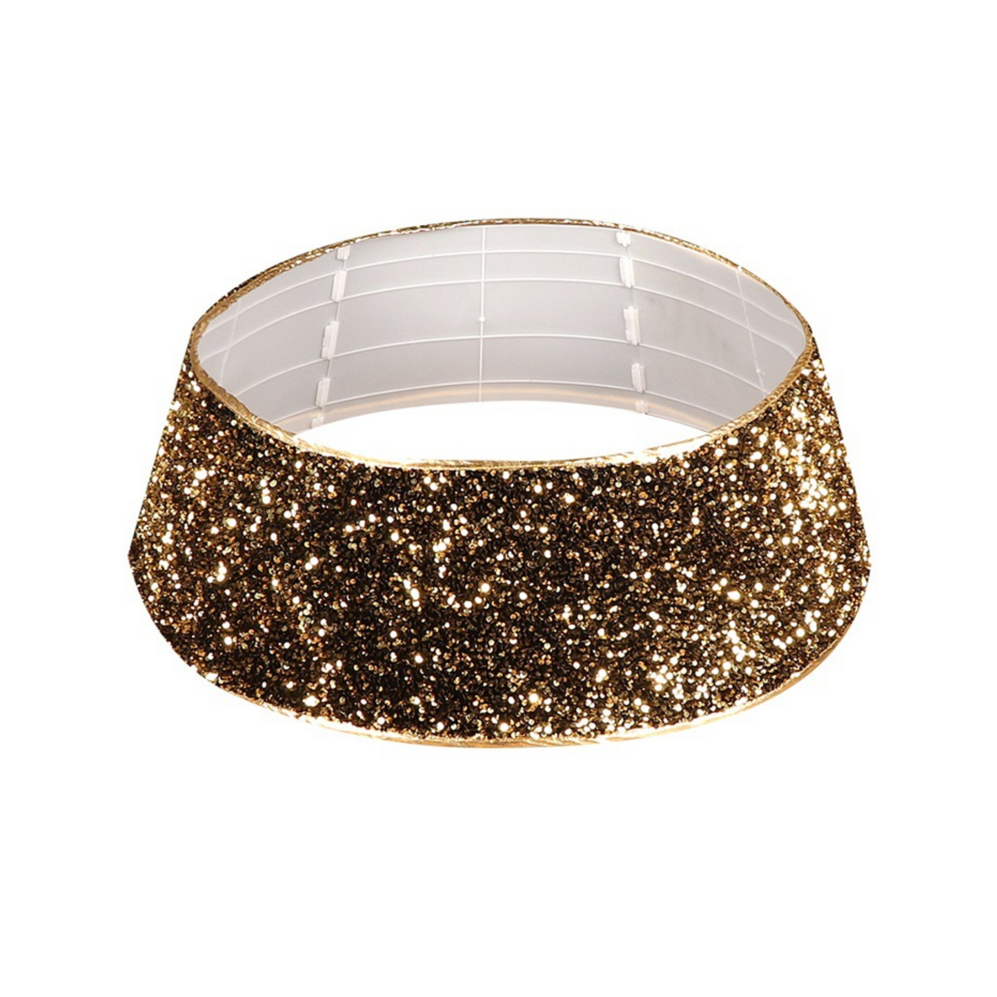 Gold Sequin Tree Skirt PartyPerfetto