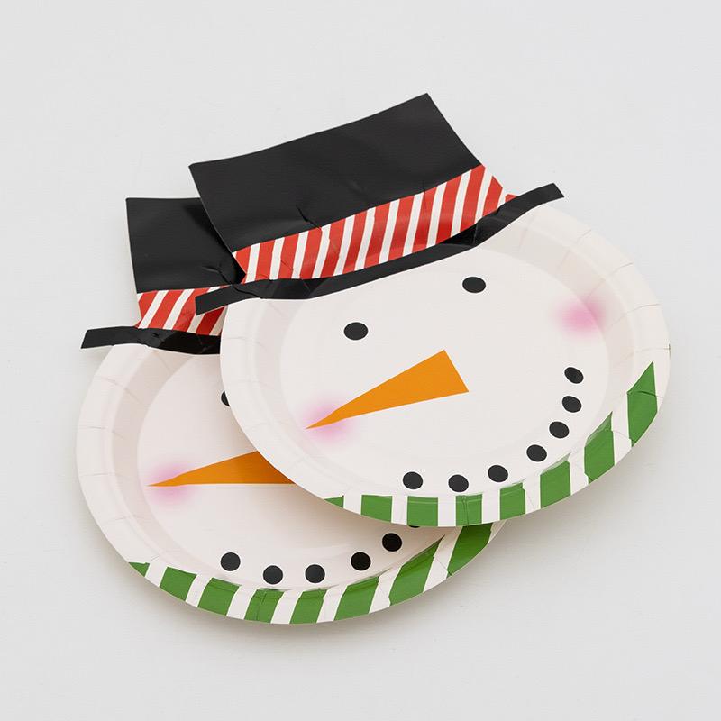 Snowman Plate PartyPerfetto