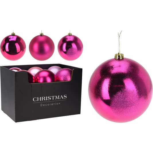 Magenta Xmas Bauble PartyPerfetto