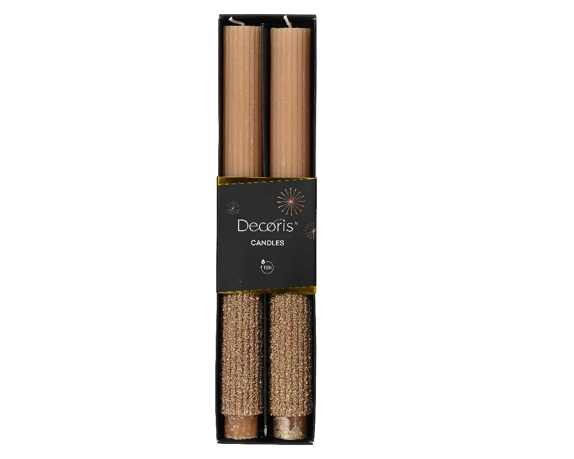 Glitter Wax Dinner candle