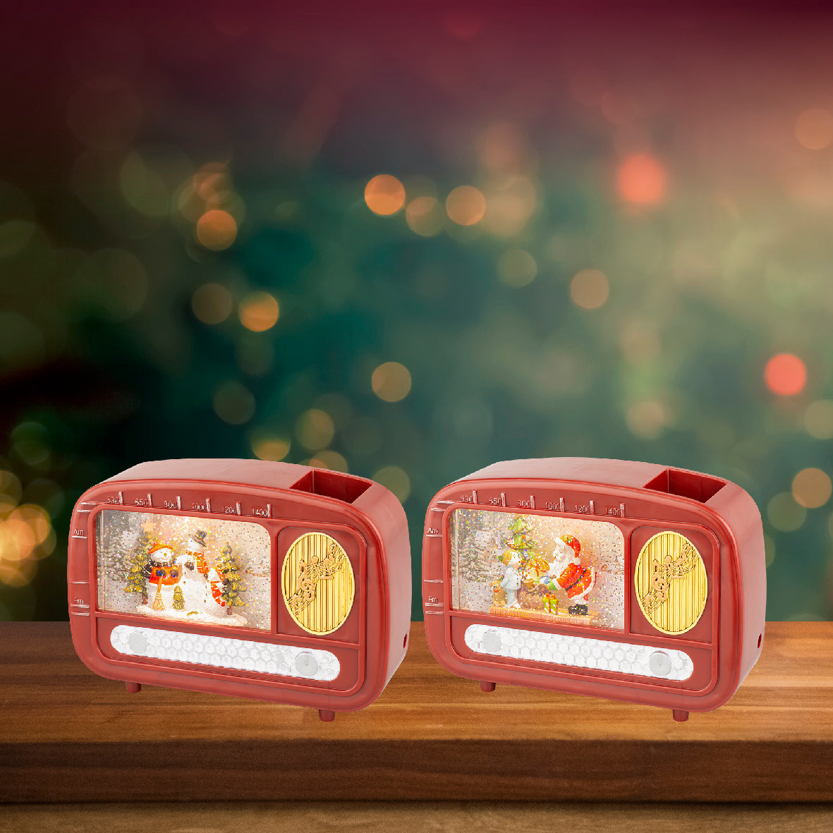 LED Water Spinner Radio 2 Design Opt.