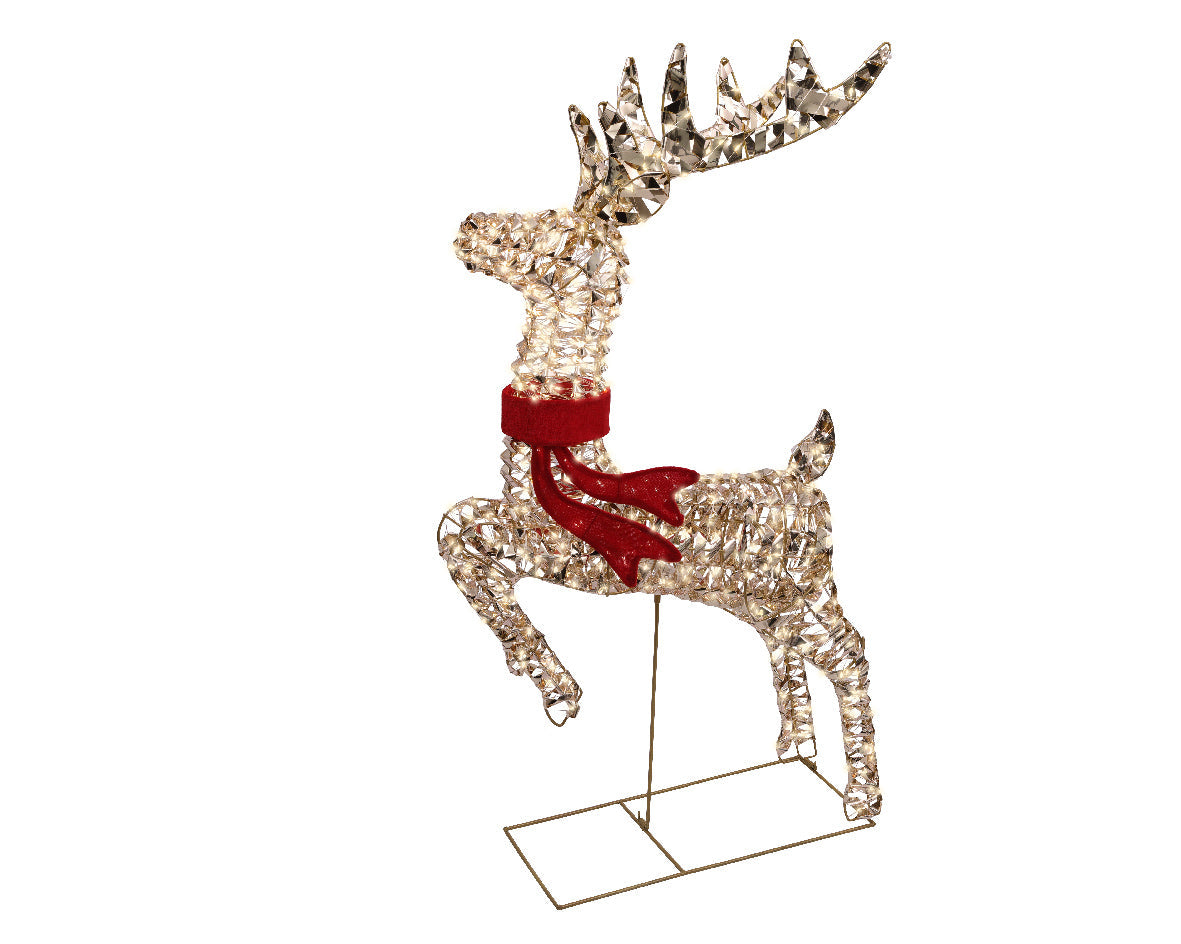 Micro LED Reindeer with Bow Party Perfetto