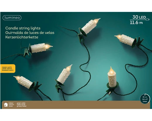 LED Candle String light 11.6 mtr