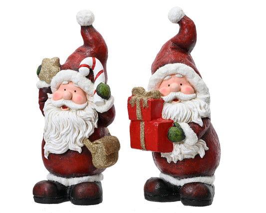 Santa With Star & Gifts (Pack of 2)