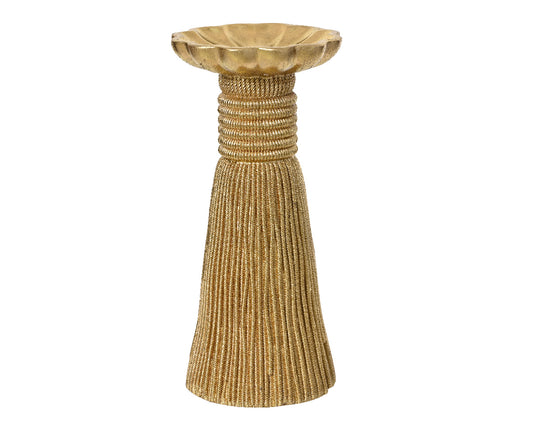 Golden Candle Holder