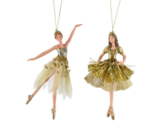 Hanging Golden Fairy (Pack of 2) Party Perfetto