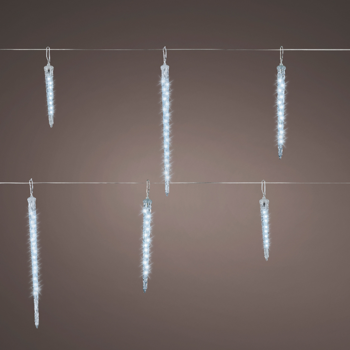 Icicle String LED Lights PartyPerfetto