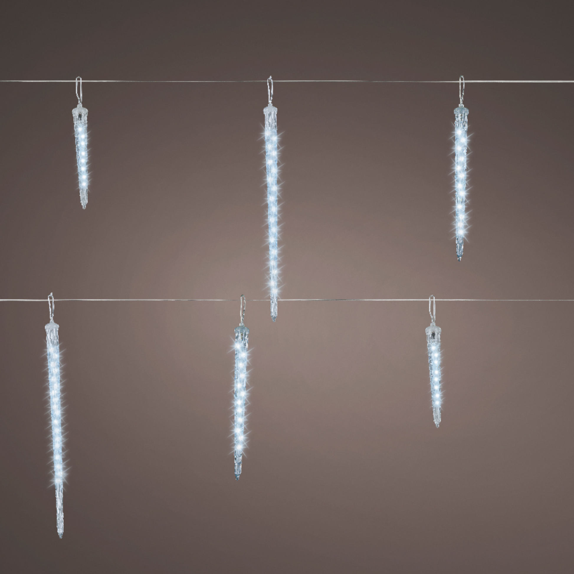 Icicle String LED Lights PartyPerfetto