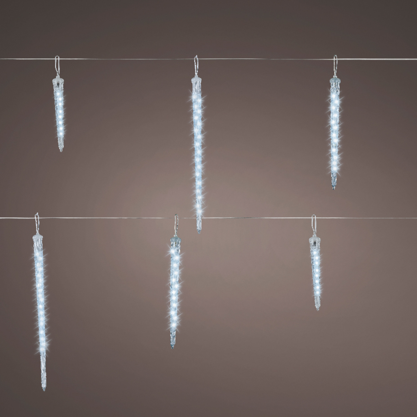 Icicle String LED Lights PartyPerfetto