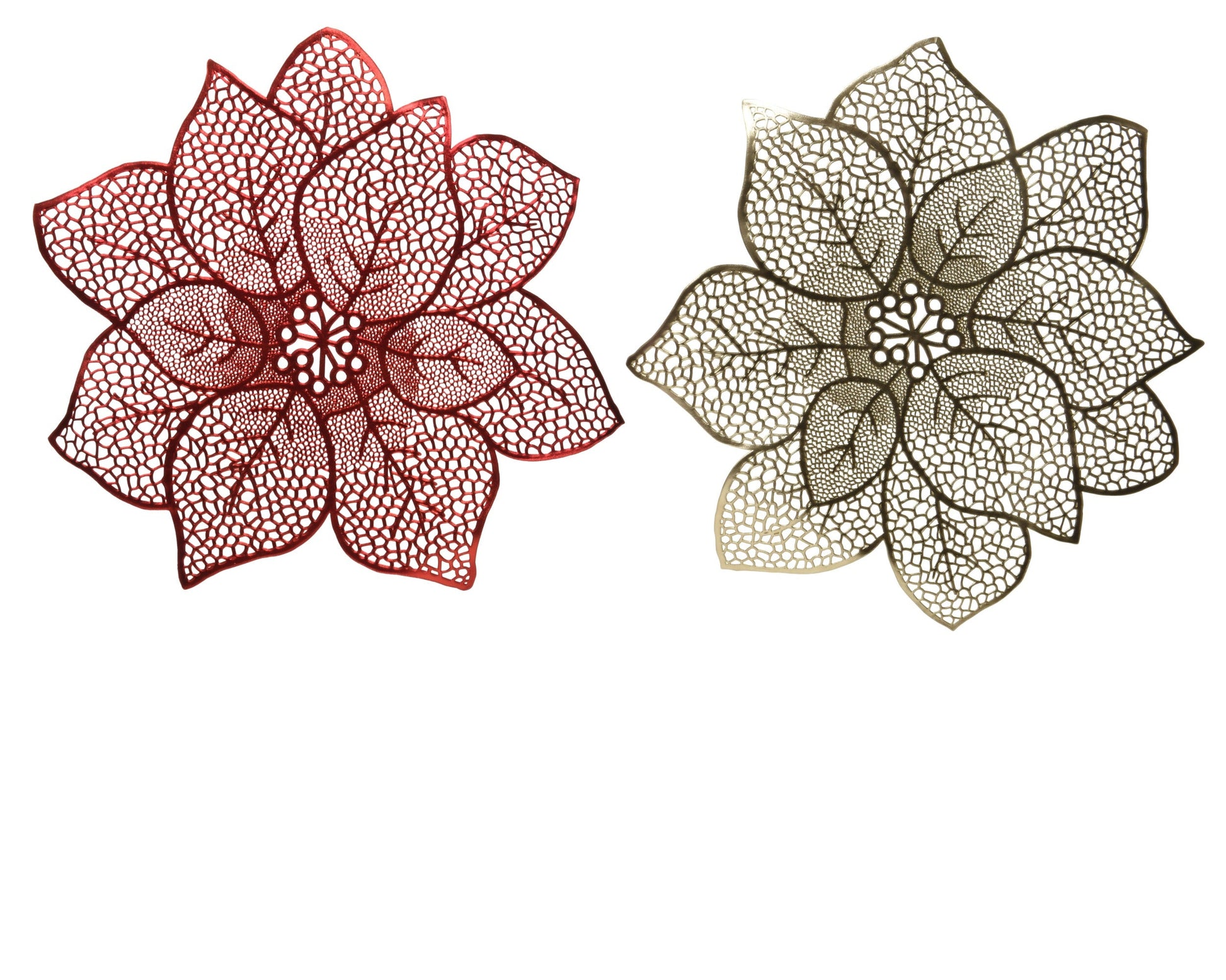 Poinsettia Flower (Pack Of 2) Party Perfetto