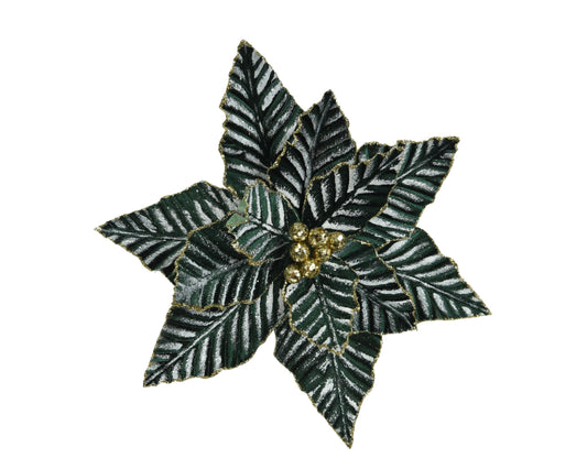Poinsettia  Velvet on clip (dia34cm) Party Perfetto