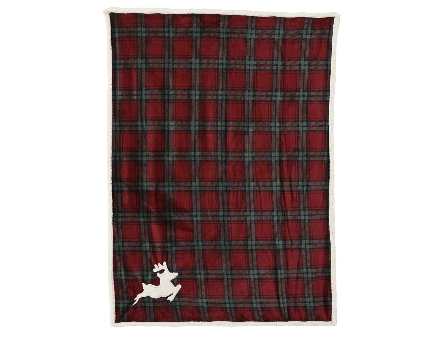 Embroidery Deer Throw 1.3Mtr Party Perfetto