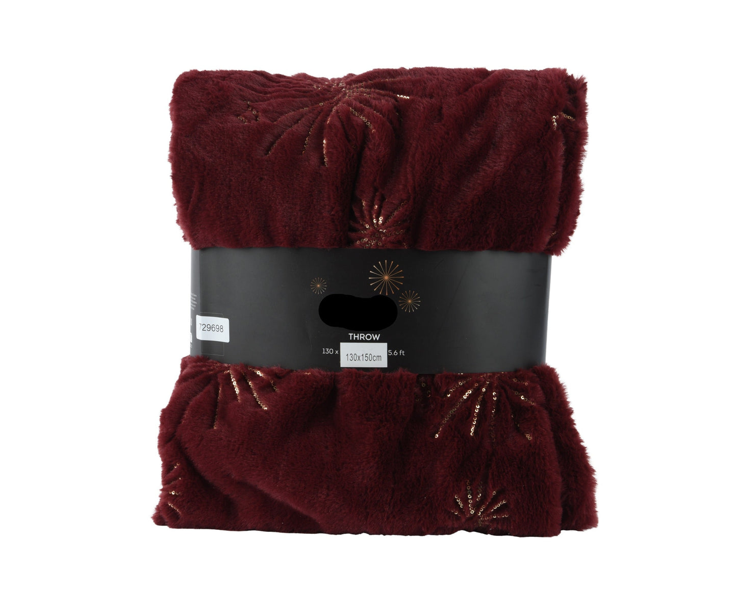 Glitter Throw  1.3Mtr 2 Color Opt. Party Perfetto