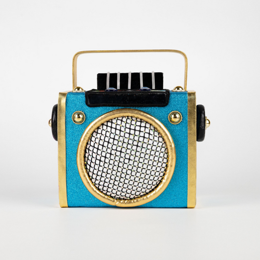 Blue Stereo Ornament PartyPerfetto