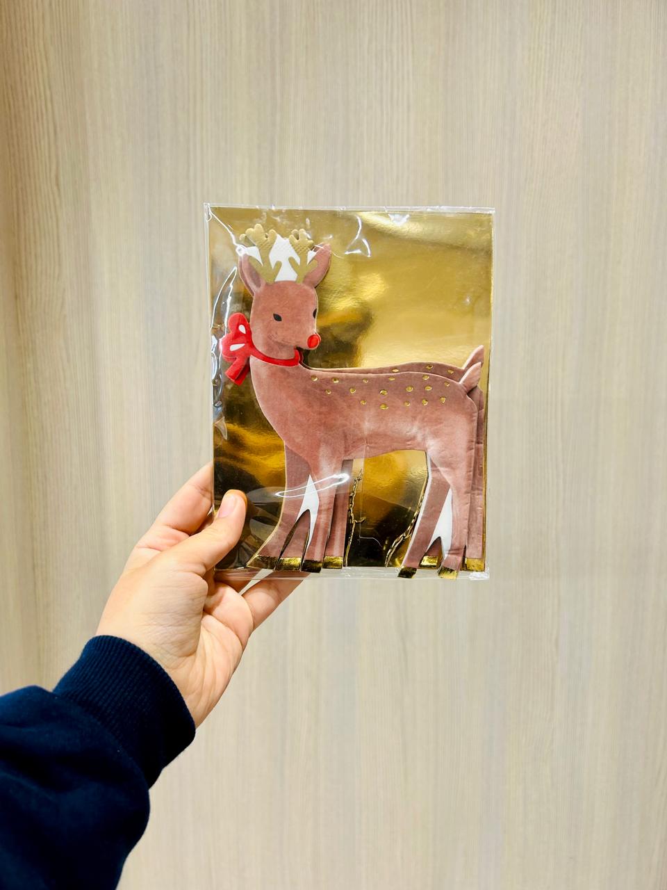 Christmas Reindeer Napkins (Pack Of 20) PartyPerfetto