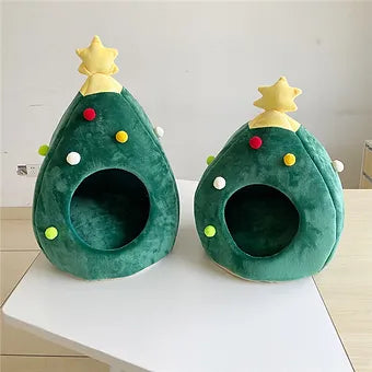 Christmas Tree Pet Bed Party Perfetto
