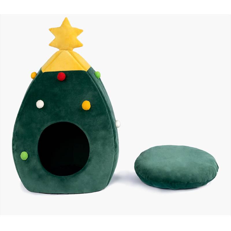 Christmas Tree Pet Bed Party Perfetto