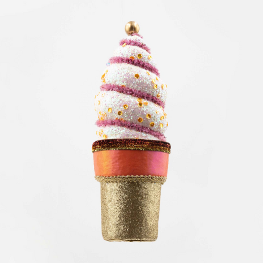 Gold Hanging Cone Ice Cream PartyPerfetto