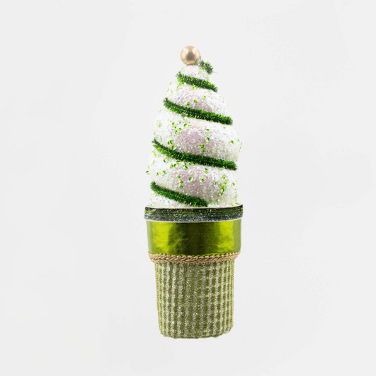 Green Hanging Cone Ice Cream PartyPerfetto