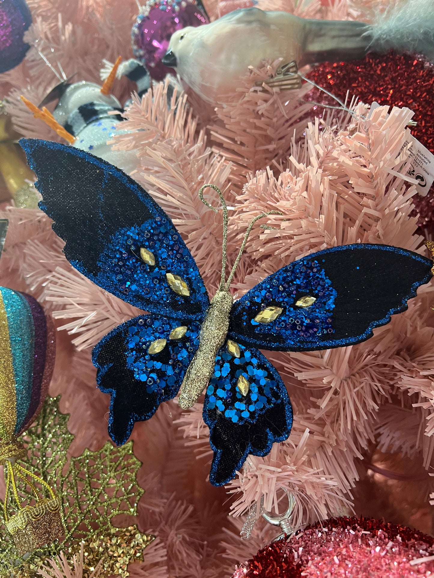 Butterfly Ornament with clip PartyPerfetto