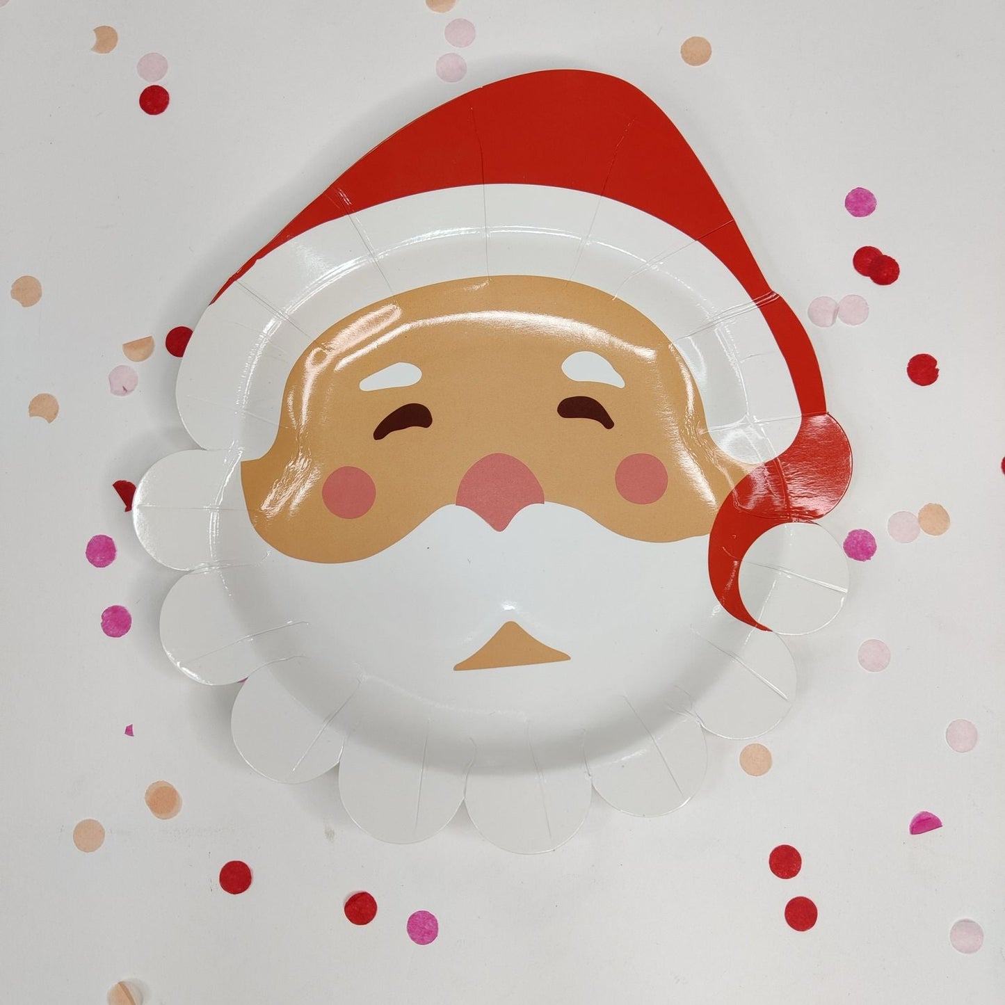 Santa Face Plate PartyPerfetto