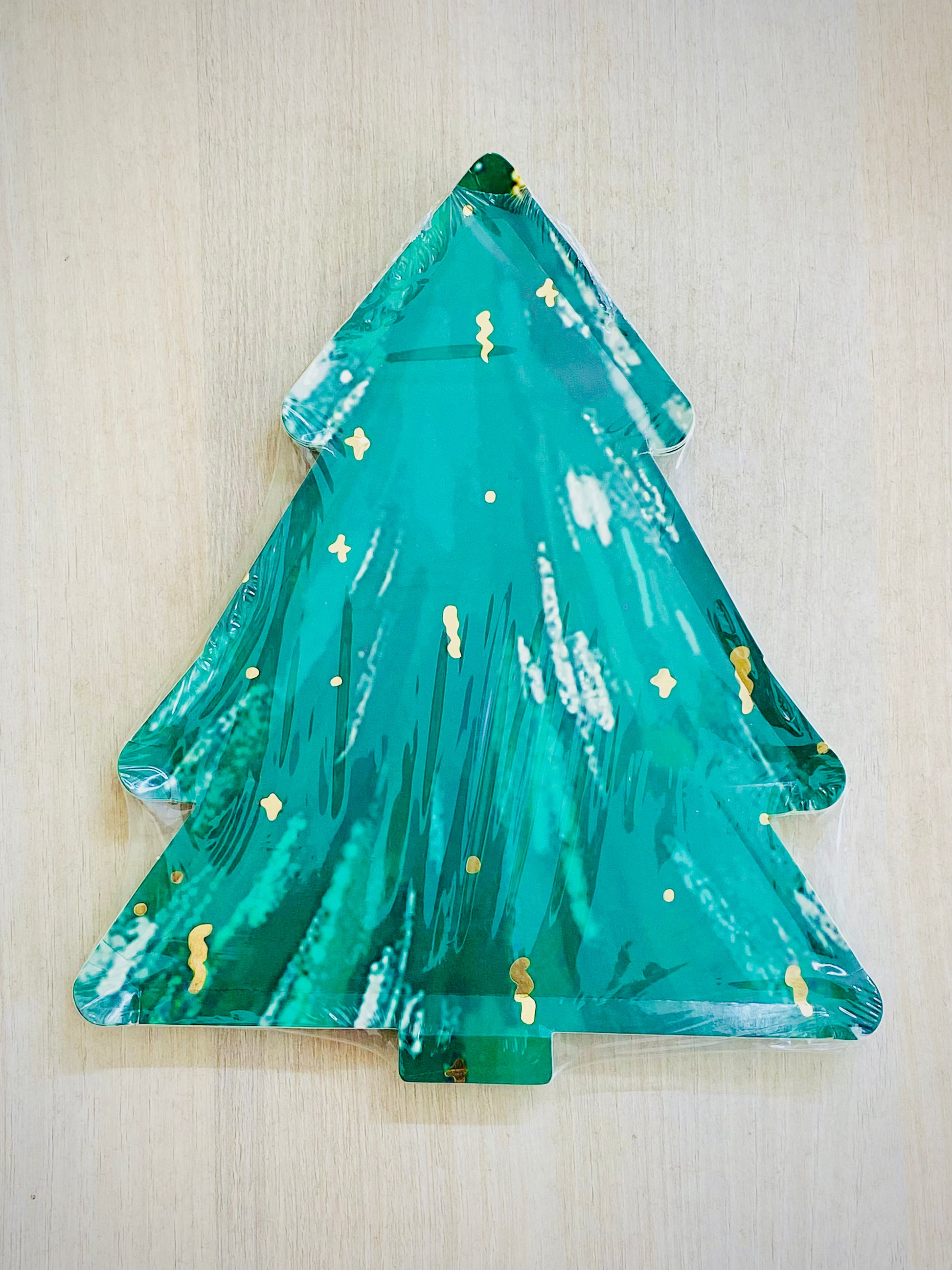 Christmas Tree Shaped Plate PartyPerfetto