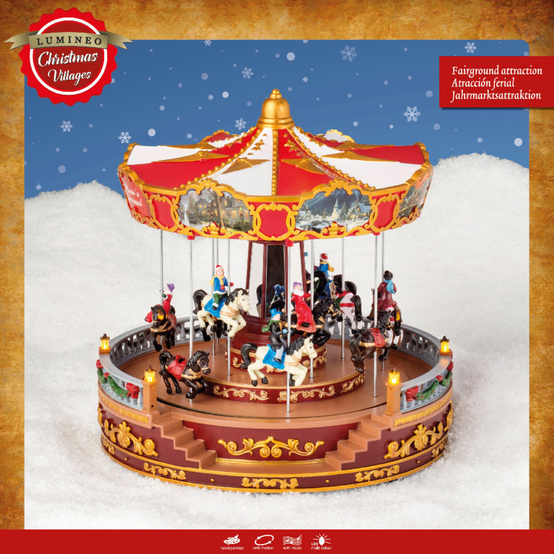 LED Plastic Steady Scenery (Big) PartyPerfetto