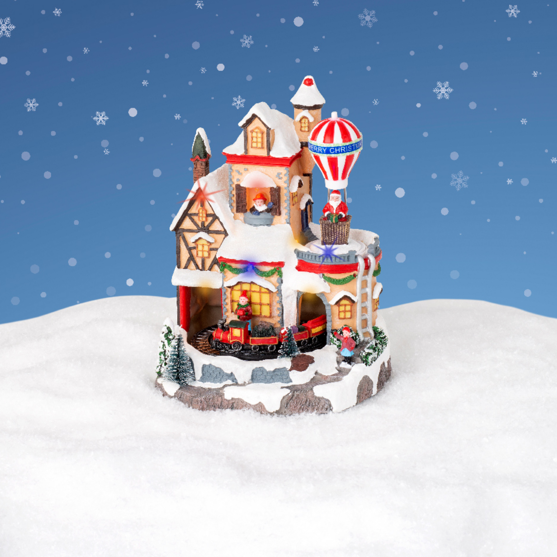 LED Polyresin Indoor Scenery PartyPerfetto