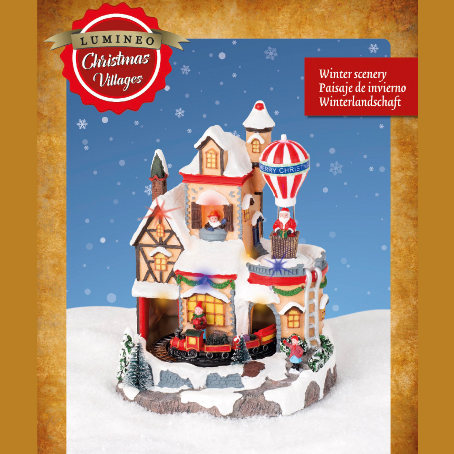 LED Polyresin Indoor Scenery PartyPerfetto