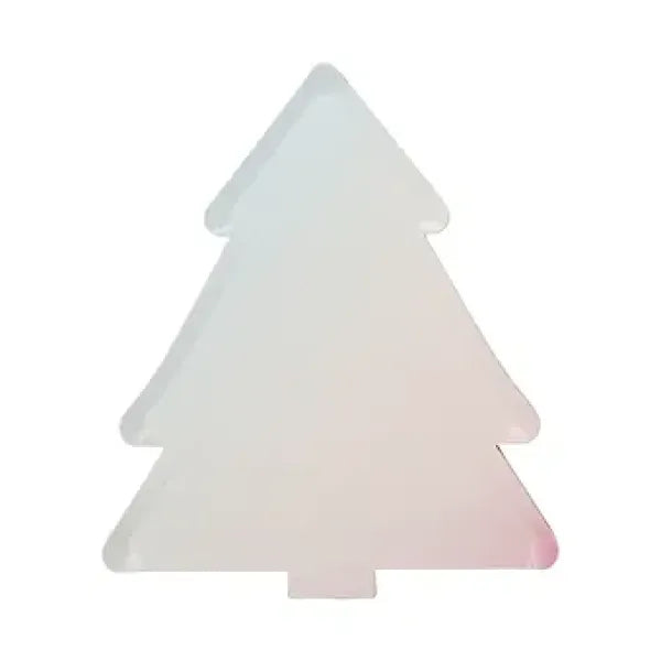 Ombre Christmas Tree Plates Party Perfetto