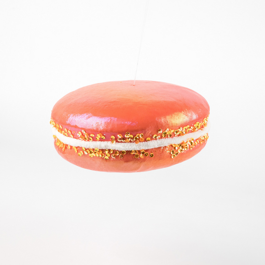 Orange Hanging Macaron Ornament PartyPerfetto