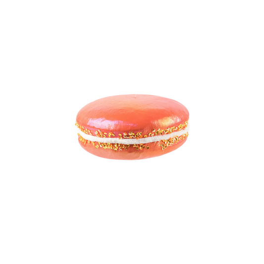 Orange Hanging Macaron Ornament (Small) PartyPerfetto