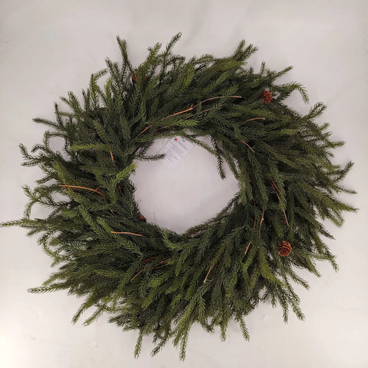 Pine Needle Wreath (78 cm) PartyPerfetto