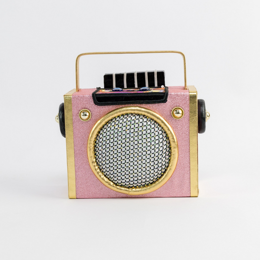 Pink Stereo Ornament PartyPerfetto