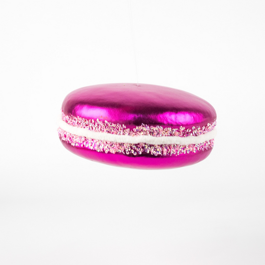 Purple Hanging Macaron Ornament PartyPerfetto