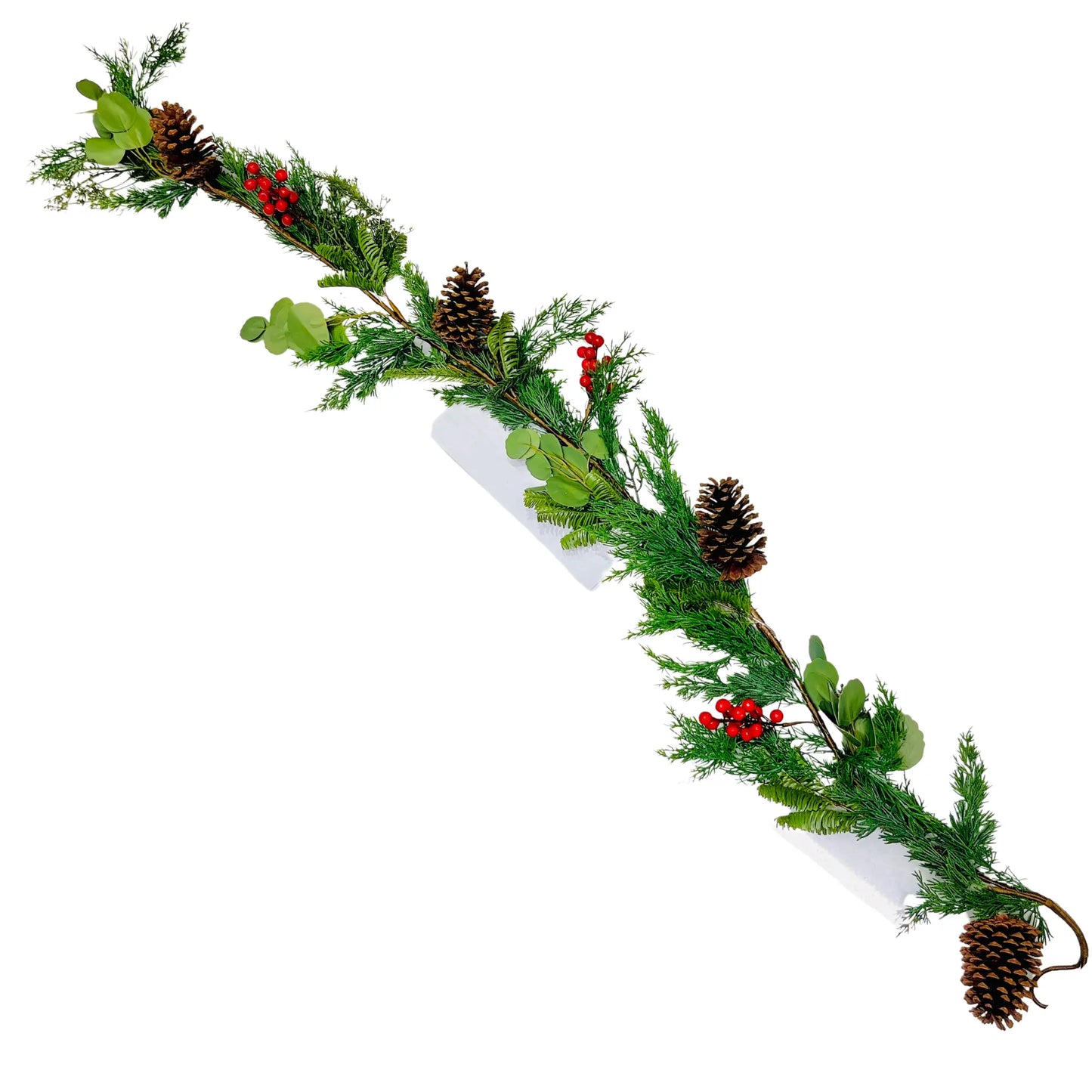 Red Berries & Pinecones Garland (182 cm) PartyPerfetto