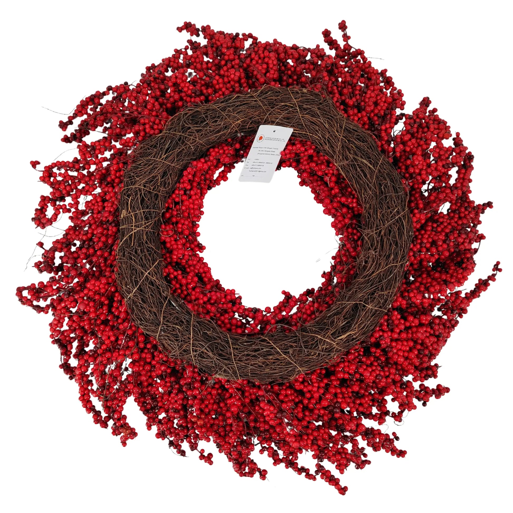 Red Berries Wreath (65 cm) PartyPerfetto