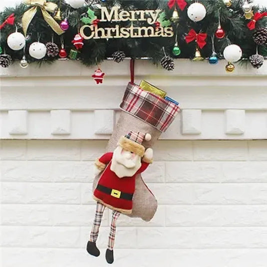 Santa and Snowman Stockings Party Perfetto