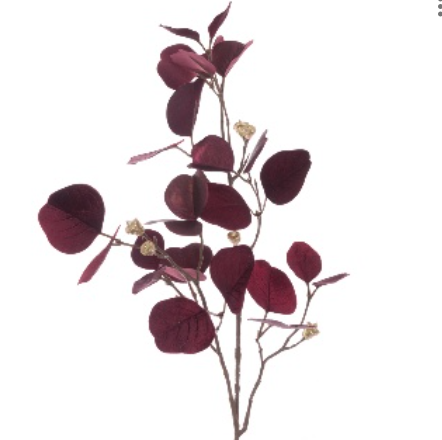 Velvet Eucalyptus Spray 81Cm 2 Color Opt. Party Perfetto