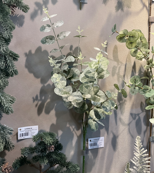 Snowy Eucalyptus Spray 84cm Party Perfetto