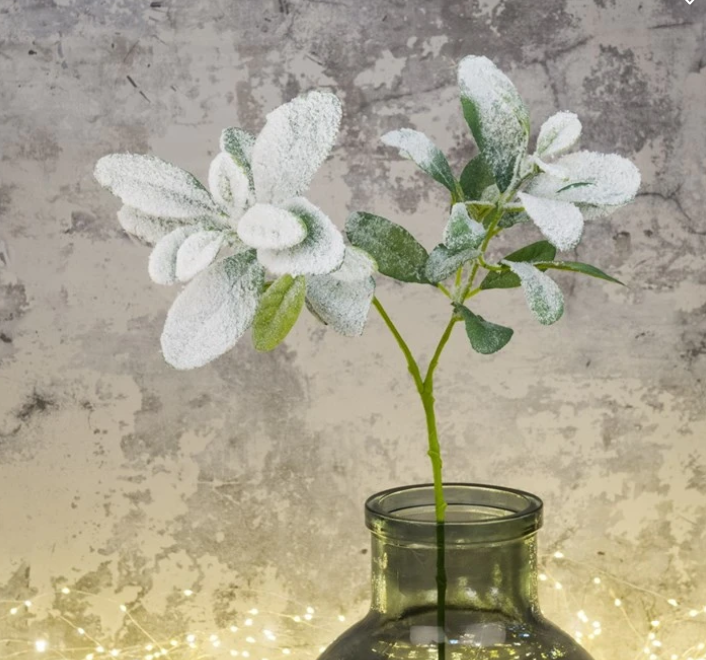 Snowstorm Lambs Ear Spray 71cm Party Perfetto