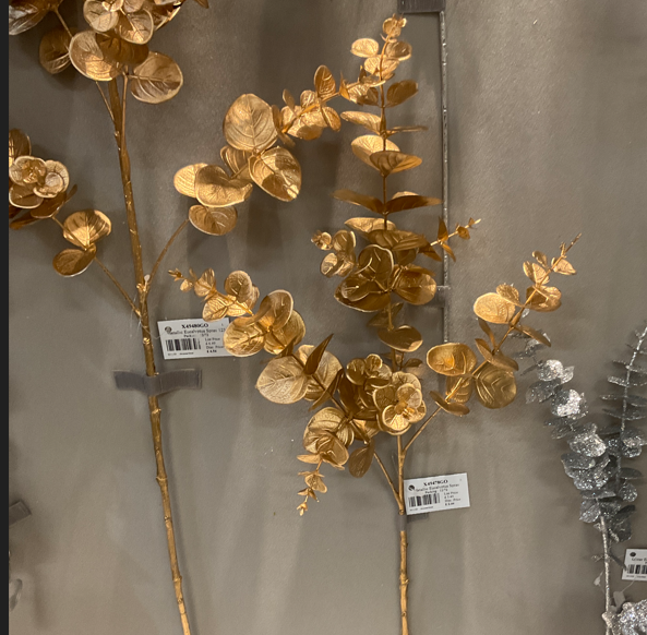 Metallic Eucalyptus Spray 80cm Party Perfetto