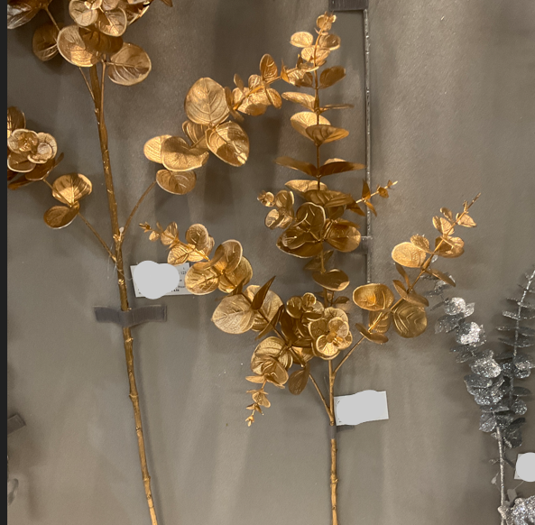 Metallic Eucalyptus Spray 80cm Party Perfetto