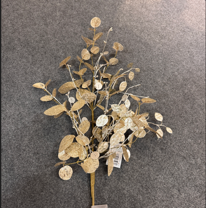 Metallic Eucalyptus Spray 84cm Party Perfetto