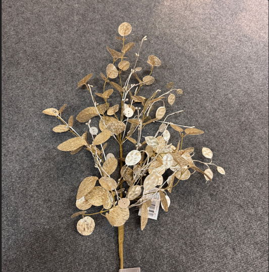 Metallic Eucalyptus Spray 84cm Party Perfetto